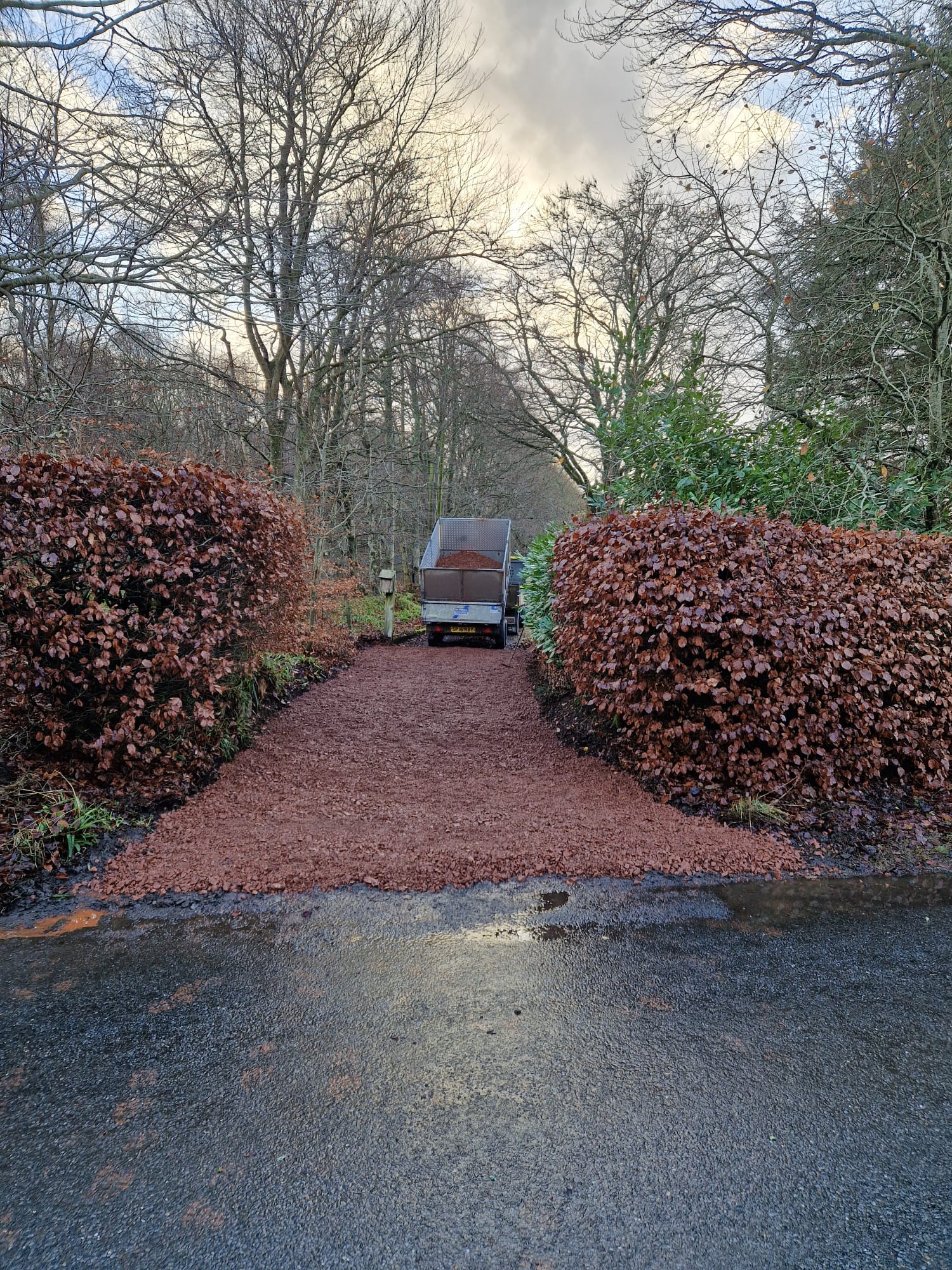 Gravel driveway installation in Perthshire — image 2 of 16